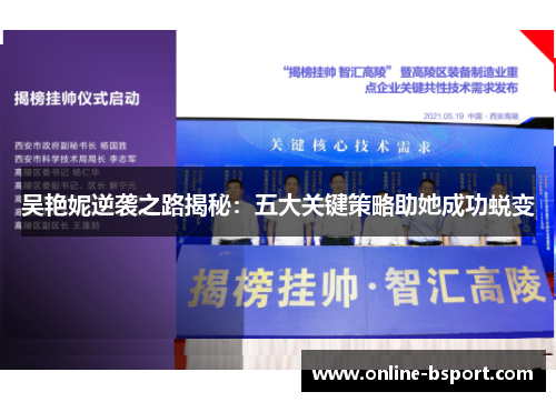 吴艳妮逆袭之路揭秘:五大关键策略助她成功蜕变 吴艳妮逆袭之路揭秘:五大关键策略助她成功蜕变