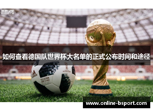 如何查看德国队世界杯大名单的正式公布时间和途径